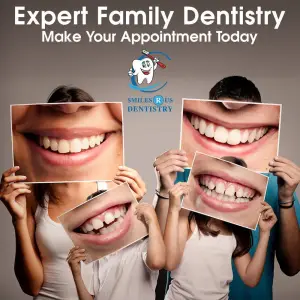 Child brushing teeth